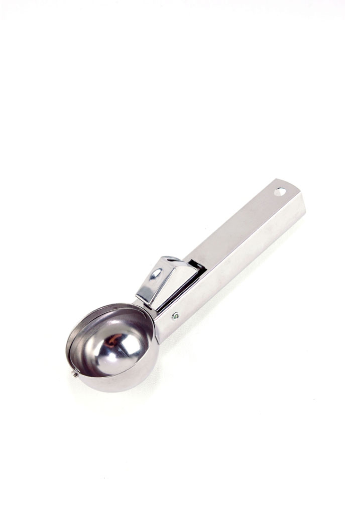 18 / 8 stainless steel ice scraper key press