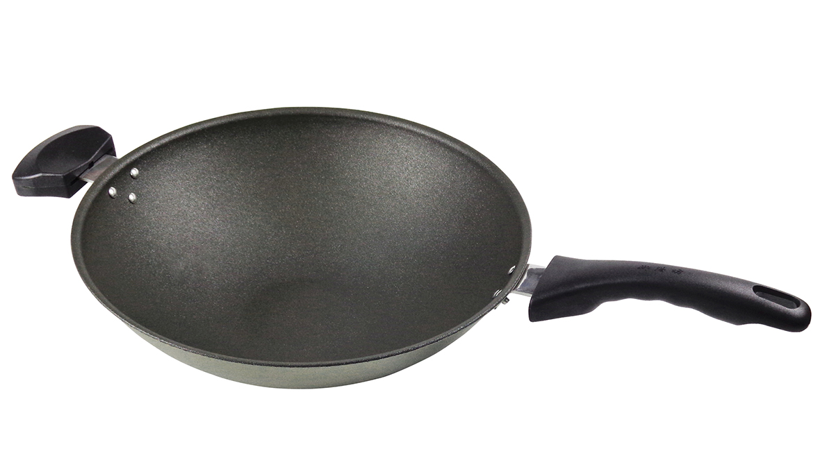 Ceramic Firm Wok-40cm long handle/C37-9915